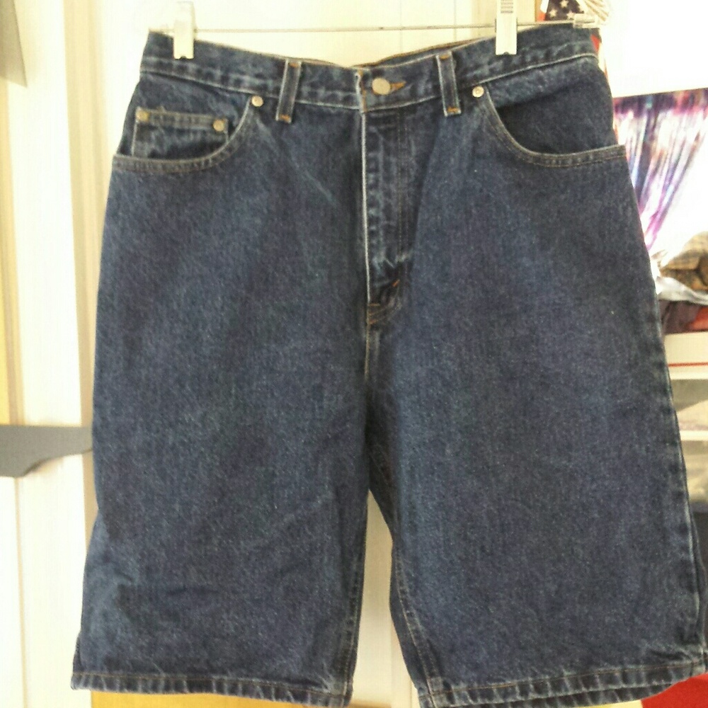 Men's Blue Denim Shorts